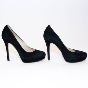 Michael Kors Suede Platform Pumps